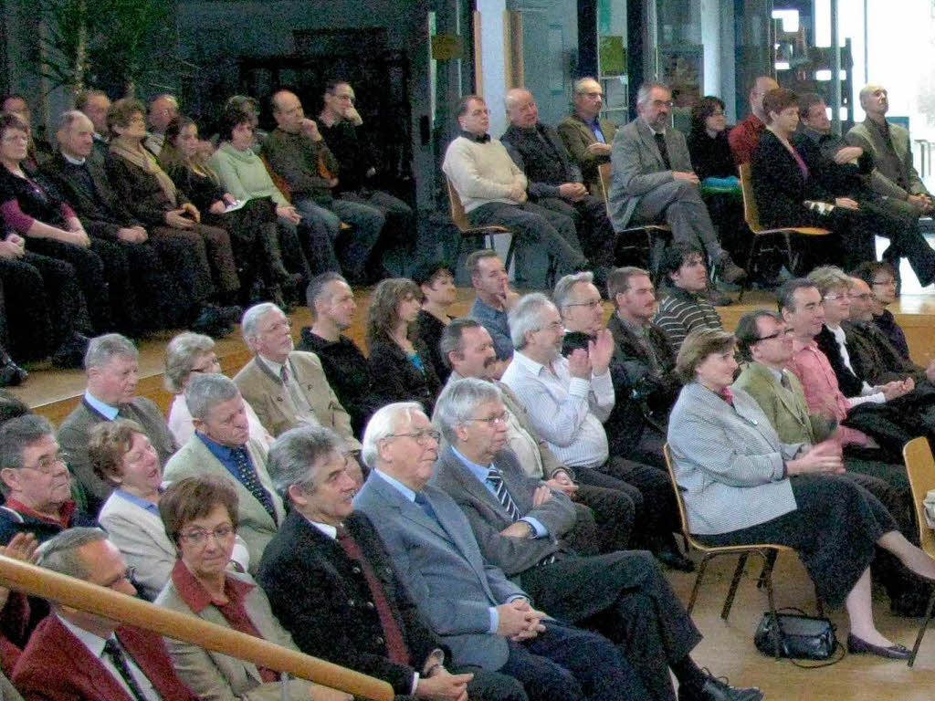 Viele Brger kamen zum Neujahrsempfang in Mnstertal.