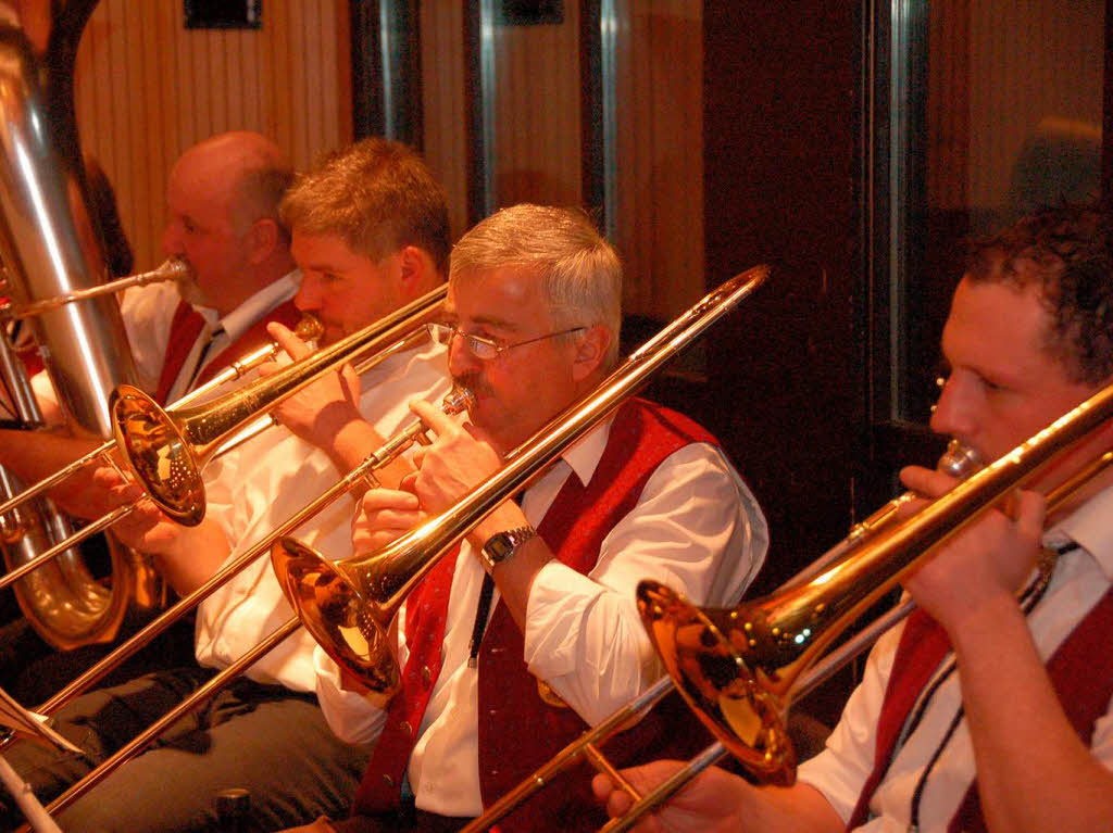 Musikalisch umrahmt wurde der Brgertreff unter anderem vom Musikverein Endenburg.