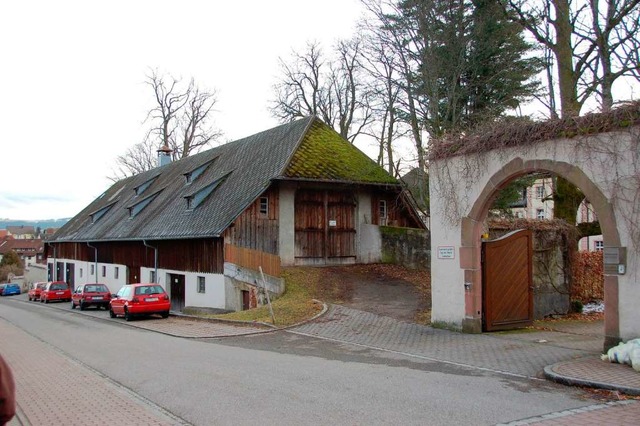 Die ehemalige Klosterscheune knnte das Zhringermuseum beherbergen.   | Foto: karlheinz scherfling