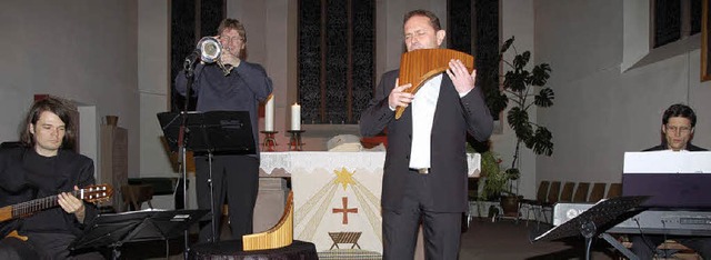 Zehn Jahre Lichterkonzerte in der Bahl..., Frank Steiner und Lorenz Stiegeler.   | Foto: Alfred Peter