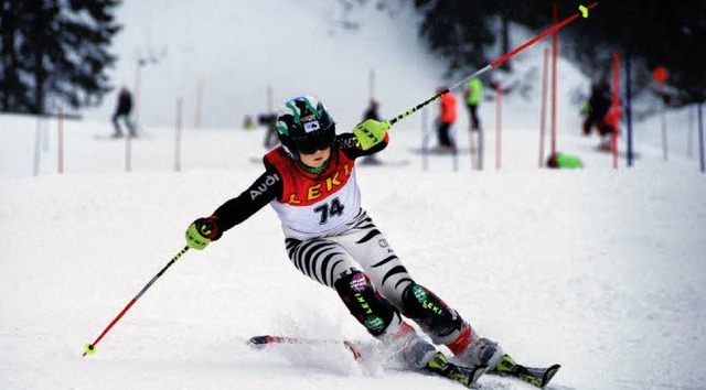 Tanz auf der Skikante: Urs Rotkamm vom...ldshut, Sieger der Schlerklasse 12.    | Foto: gudrun hauck