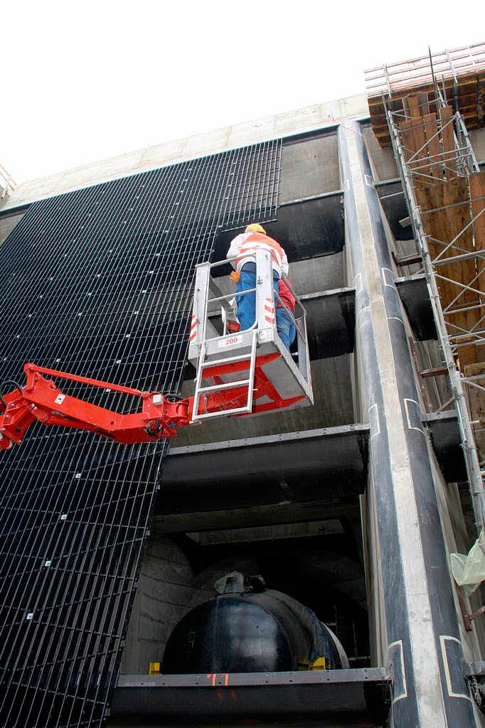 Das neue Kraftwerk am Rhein kommt in die entscheidende Phase.