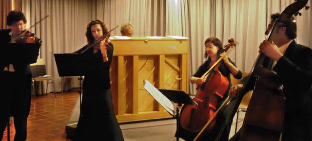 Lszl-Ensemble aus Basel am Erffnungskonzert des Hebeljahrs 2010  | Foto: Dilbahar Askari