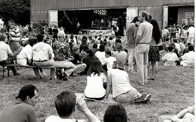 Ein Hauch von Woodstock:  Rock am alten Flugplatz im Juli 1995.   | Foto: Heck