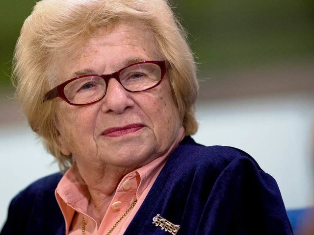 Ruth Westheimer (81): &#8222;Ich versp...m siebten Himmel landen werden.&#8220;  | Foto: dpa