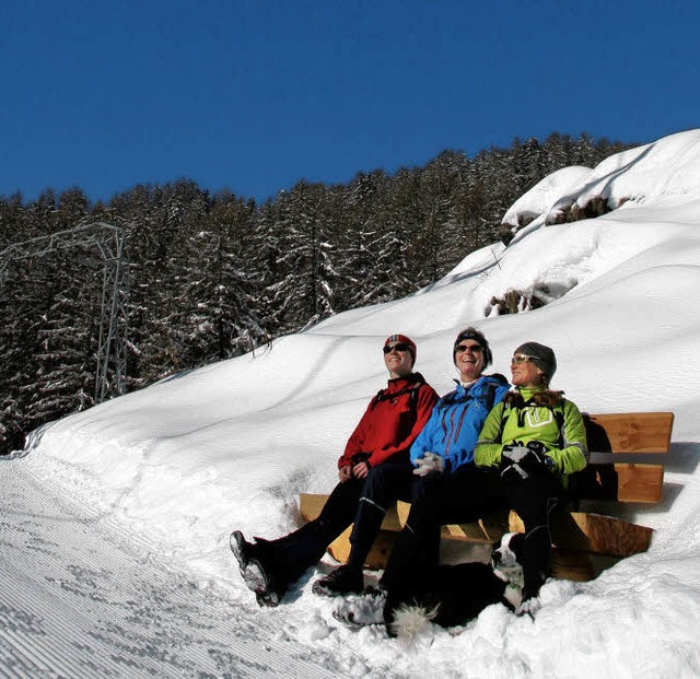 Sonnenbad bei Scuol, Schweiz  | Foto: Schreiber