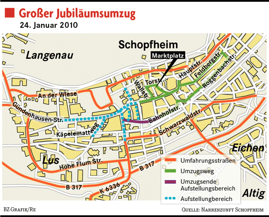 Markt wird ums Rathaus verteilt - Schopfheim - Badische Zeitung