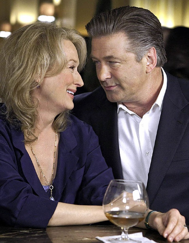 Jetzt turteln sie wieder: Meryl Streep und Alec Baldwin   | Foto: ddp