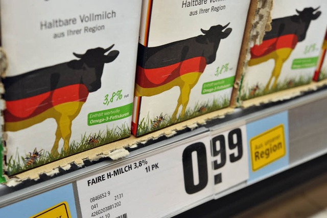 99 Cent fr faire Milch: Rewe- und Tegut fhren das neue Produkt  | Foto: ddp