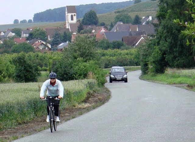 Fr Ulrich May ist die Tempobegrenzung...n ein guter Schutz fr die Radfahrer.   | Foto: Langelott