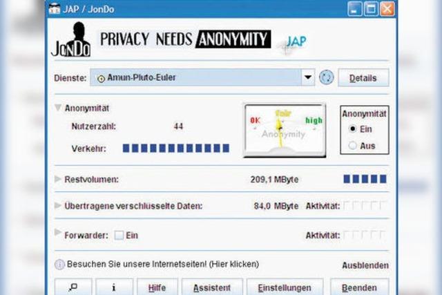 Anonym im Netz: Gar nicht so schwer