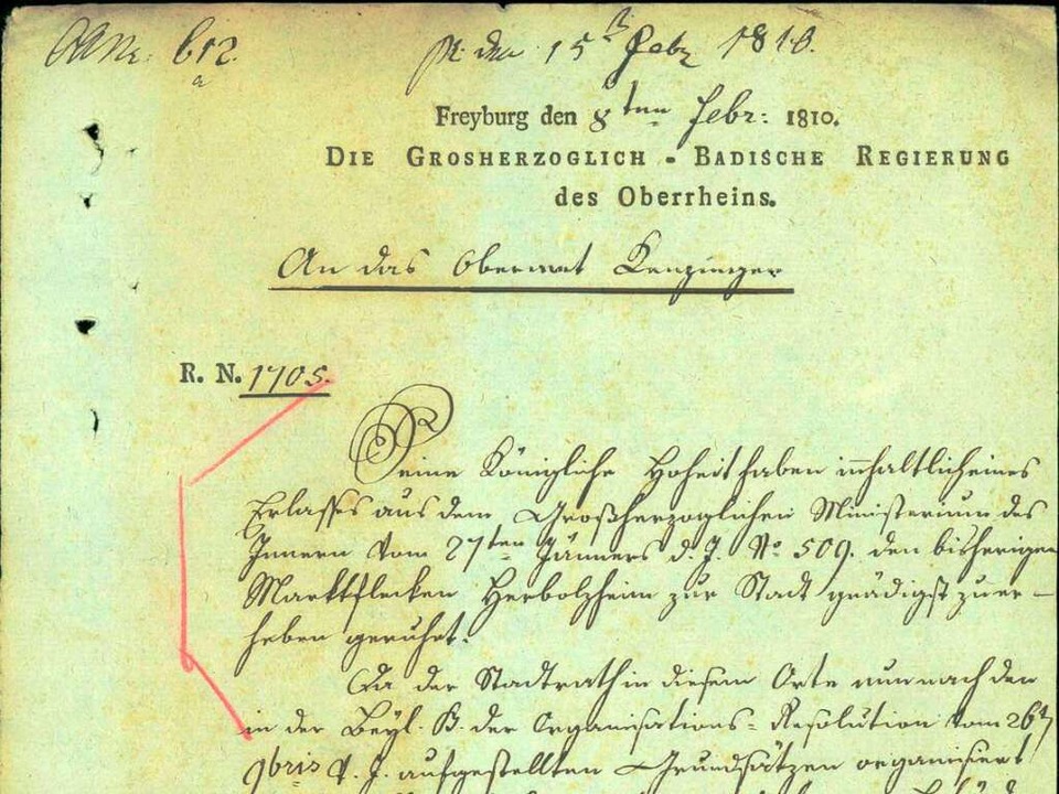 Diese Urkunde bestätigt die Stadtrechte.  | Foto: Generallandesarchiv Karlsruhe