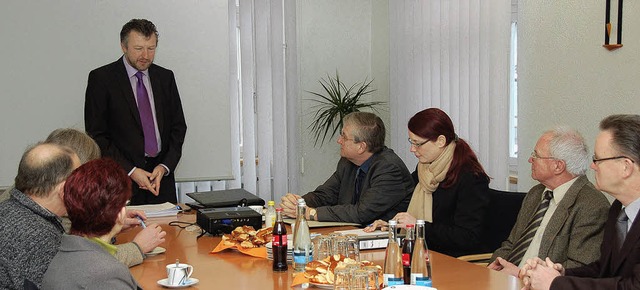 Im Rathaus in Tegernau begrte Brger...2;ein Jahr Einheitsgemeinde&#8220;.     | Foto: Wolfgang Roth