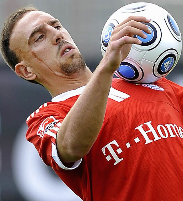 Wieder fr den FC Bayern am Ball: Franck Ribry  | Foto: ddp