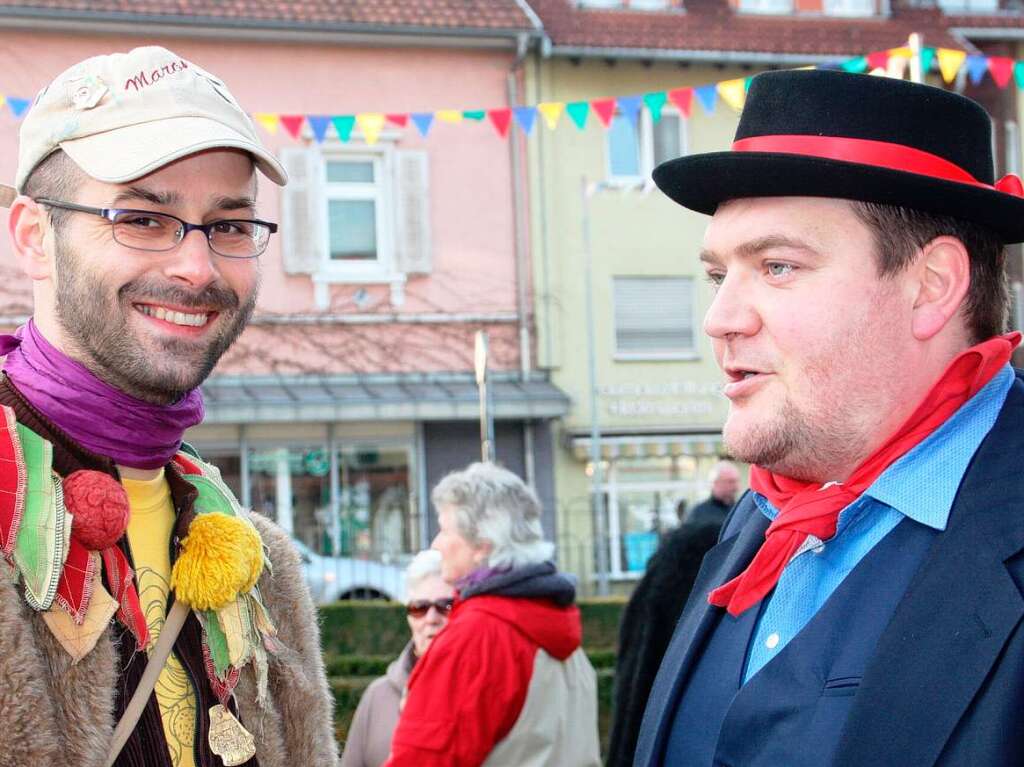 Impressionen vom Narrenbaumstellen in Wehr