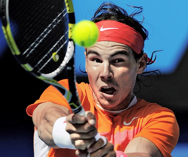 Gut in Form: Titelverteidiger  Nadal  | Foto: afp