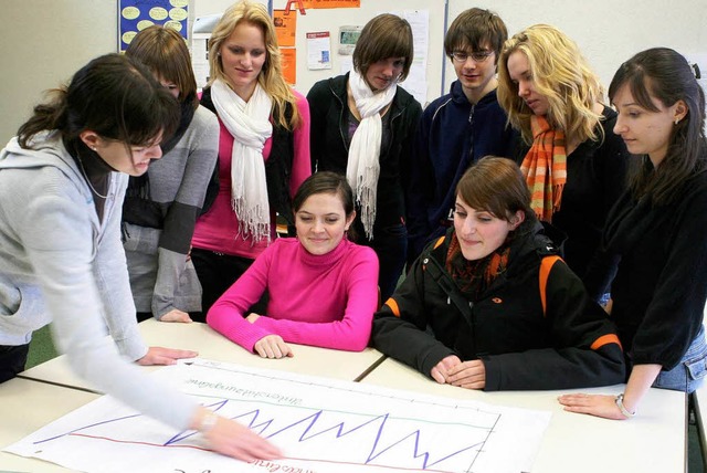 Teamarbeit im Unterricht der Carl-Helbing-Schule  | Foto: gerhard mller