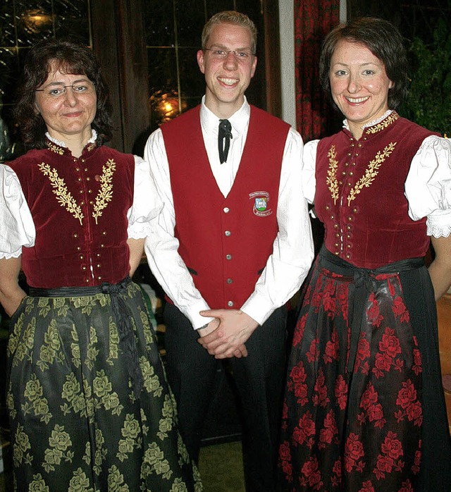 Neu im Vorstand des Musikvereins Breit...Faller und Renate Krger (von links).   | Foto: Dieter Maurer