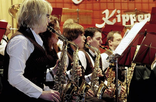 Der Schtzen-Musikverein Kippenheimwei...s Publikum bei seinem Jahreskonzert.    | Foto: Wolfgang Knstle