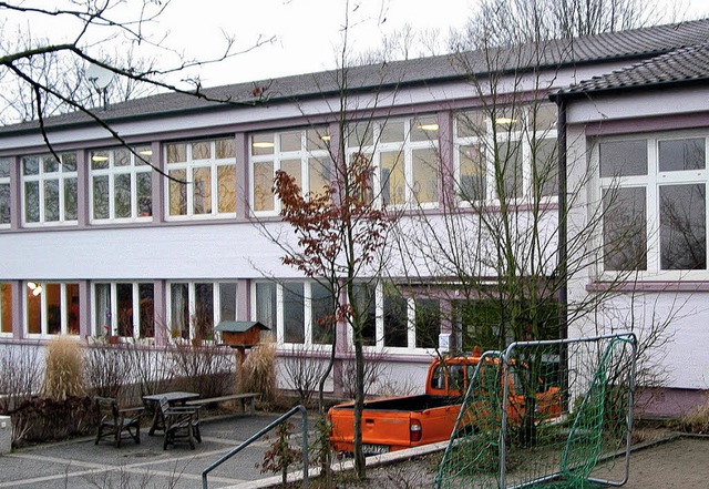 Der Kindergarten in Bad Bellingen, der...neue Funktion noch fit gemacht wird.    | Foto: Jutta Schtz