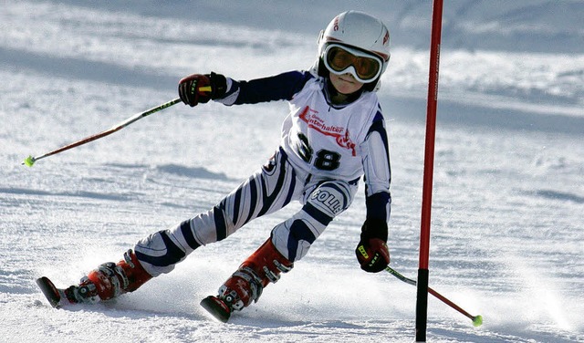 Doppelsieg im Slalom   und Riesenslalom: Kay Hacker    | Foto: Carina Roll