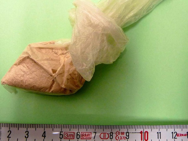 Das gefundene Heroin  | Foto: Polizei