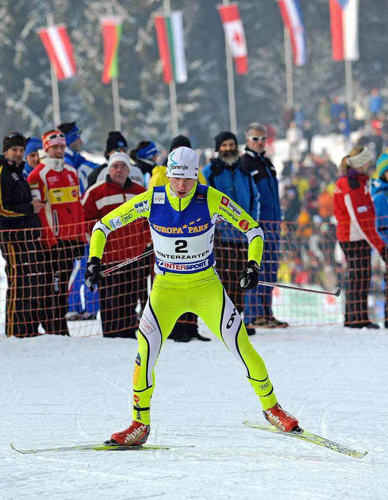 Silbermedaillengewinner Marjan Jelenko aus Slowenien