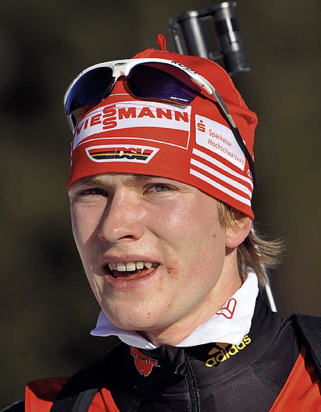 Biathlet Benedikt Doll belegte im ersten JWM-Rennen in Schweden Rang vier.   | Foto: Patrick Seeger