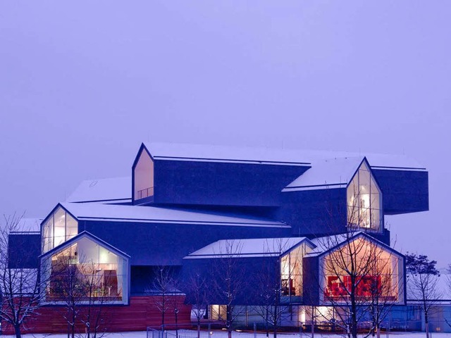 Weils neues Markenzeichen? Das Vitra-Haus wird im Februar erffnet.  | Foto: Rolf Frei