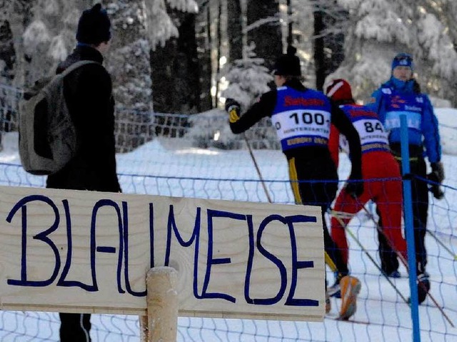 Hier kann sie auch im Winter schon mal... am lngsten Anstieg im Nordic Center.  | Foto: Matthias Kaufhold