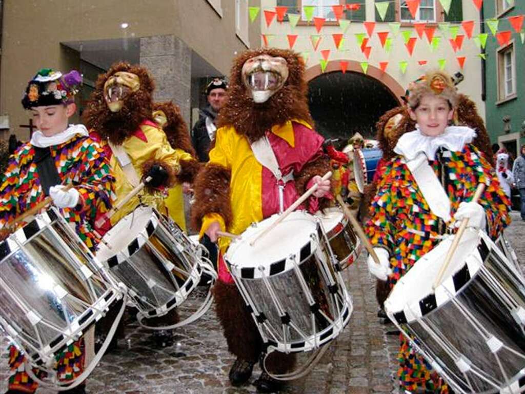 Bunt und laut war’s bei der Kindertschttermusik