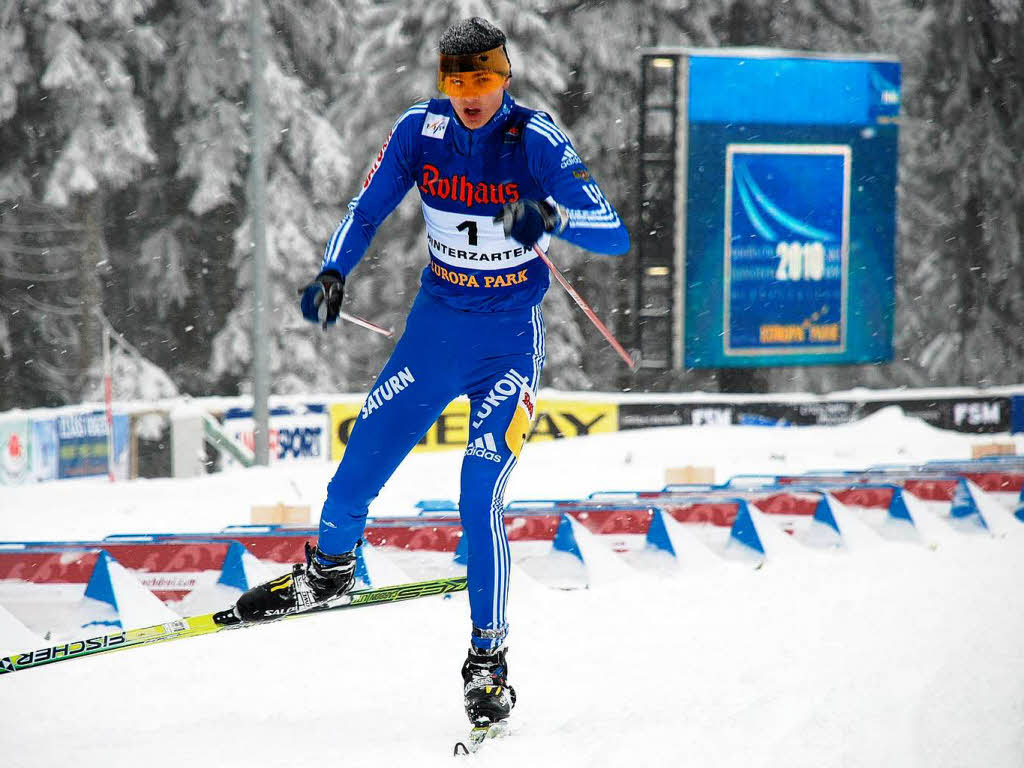 Juniorensieger im Langlauf (Herren Verfolgung): Petr Sedov