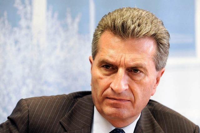 Oettinger: 