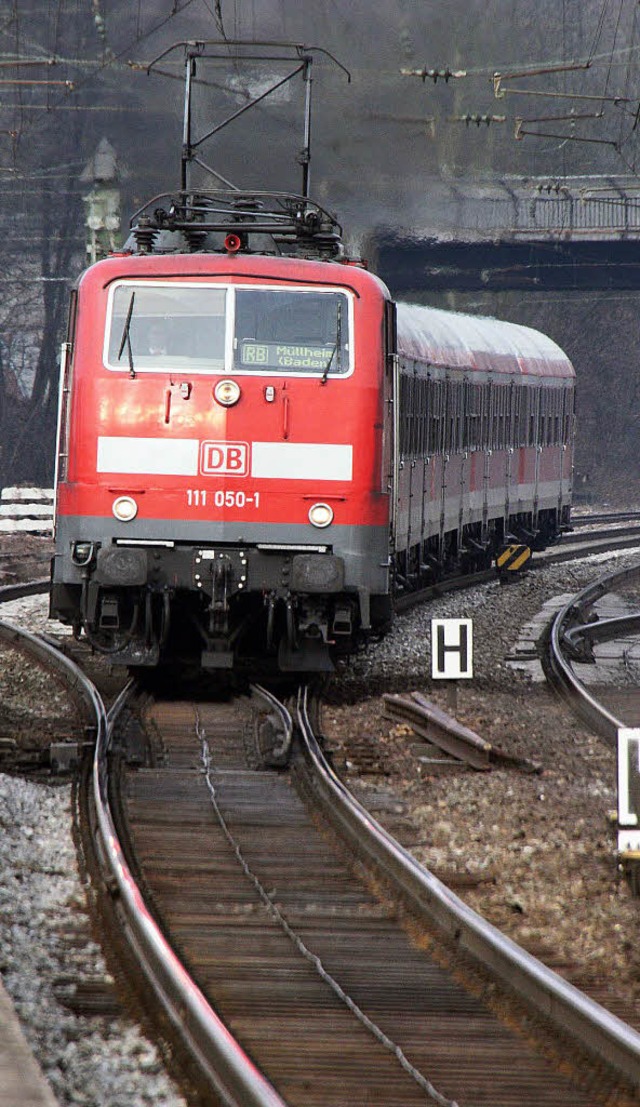 Wohin geht die Reise frs gemeinsame G...n Sachen Ausbau der Rheintalbahn vor.   | Foto: Martin Wendel