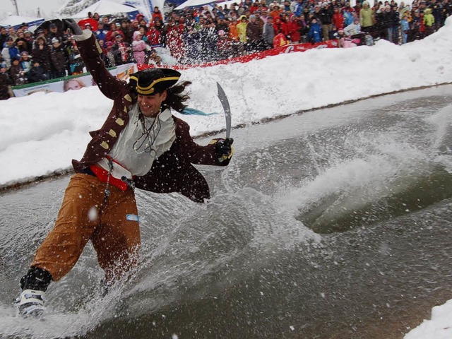 &#8222;Fluch der Karibik&#8220;: Auch Ivan Babic ging baden.  | Foto: Hildegard Siebold