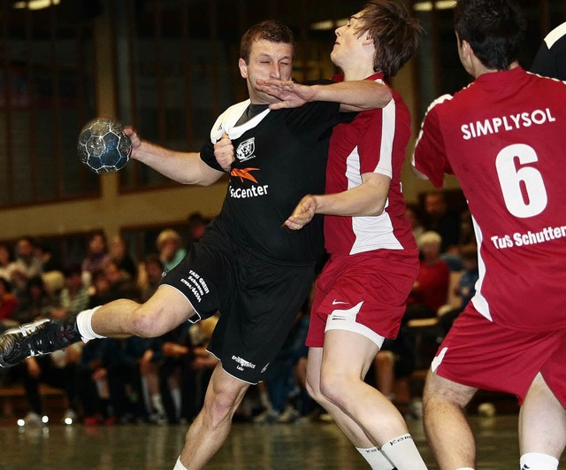 Handball 2010 TuS Ottenheim vs. TuS Sc...an Heimburger (TuS Ottenheim #9) links  | Foto: Peter Aukthun-Grmer