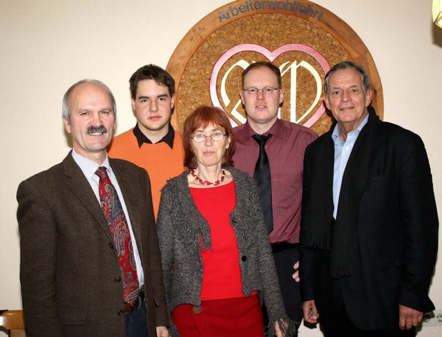 Rudolf Steck,   Gisela Wilms, Christia... Michael Dietrich (Zweiter von links).  | Foto: Heiner Fabry