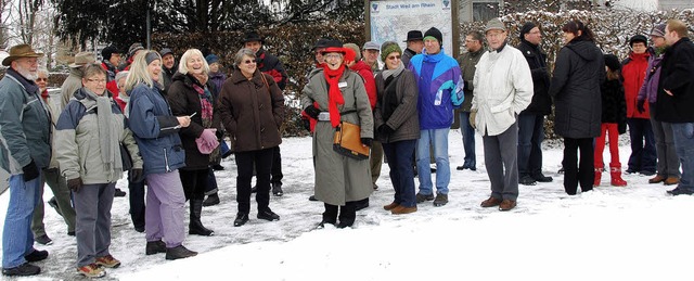 Auch Eis und Schnee kann echte Fasnach...icht von einer Stadtfhrung abhalten.   | Foto: SEDLAK