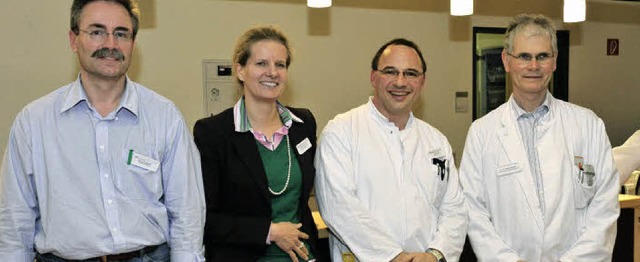 Die Klinikleitung &#8211;   Pflegedien... Dr. Hartmut Ehrle-Anhalt (von links)   | Foto: Volker Mnch