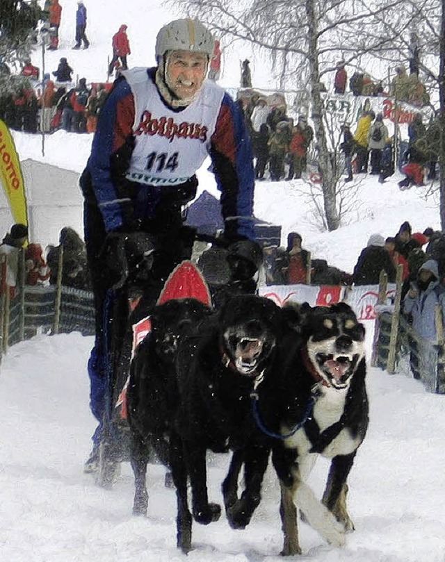 Der Trail war ein Traum und bestens pr...er diesjhrigen Schlittenhunderennen.   | Foto: Stefan Sahli