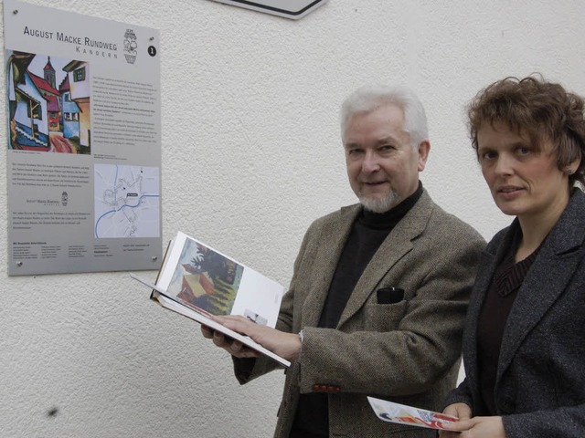 Monika Albrecht und Karlheinz Beyerle ...acke. Ganz privat&#8220; in Freiburg.   | Foto: Markus Maier