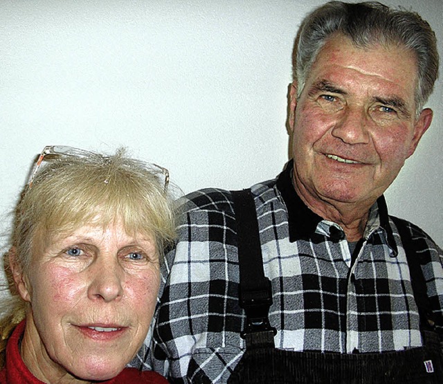 Irmgard und Otto Meier haben heute Geburtstag.   | Foto: Christiane Sahli