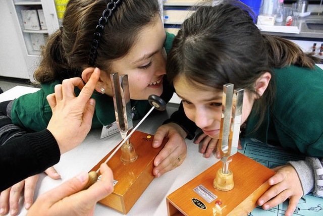 Eine Kollnauer Grundschulklasse experi...a  &#8222;Tne und Gerusche&#8220;.    | Foto: schule