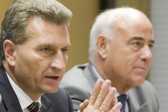 Korruptionsvorwurf: Oettinger stellt sich hinter Gundolf Fleischer