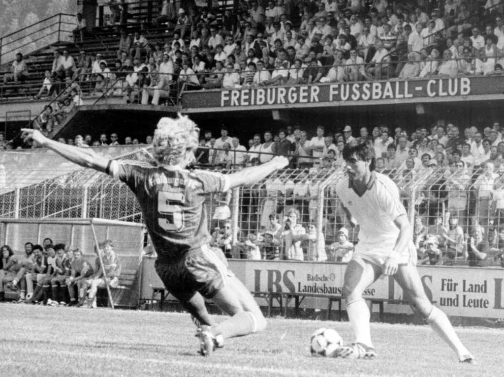 ...und kehrte schlielich zurck zum SC Freiburg. Von 1985 bis 1989 absolvierte er 116 Spiele.