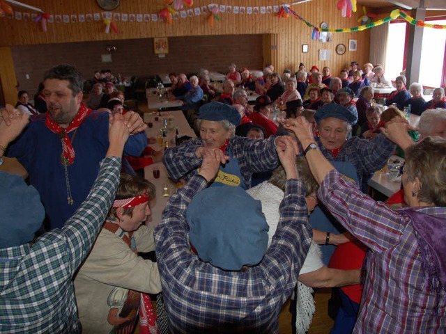 Beste Stimmung herrschte bei der Seniorenfasnet im Paulinerheim.  | Foto: Juliane Khnemund