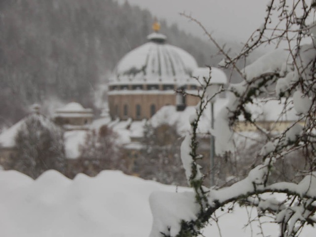 Starker Schneefall in St. Blasien.  | Foto: Kathrin Blum