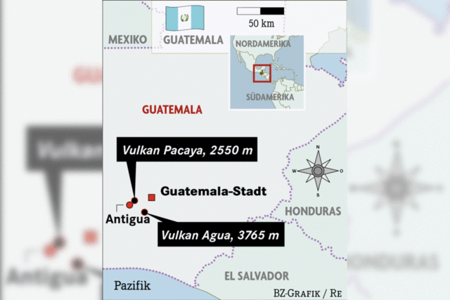 Vulkan Pacaya / guatemala