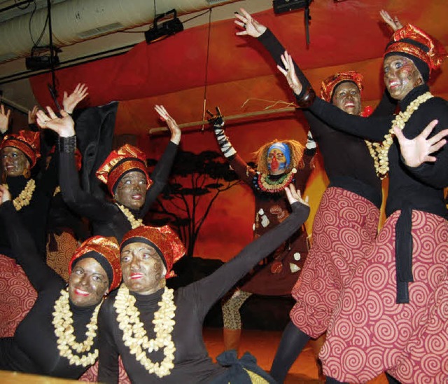 Afrika war das Thema der Frauenfasnet in Elzach.   | Foto: Silke Nitz