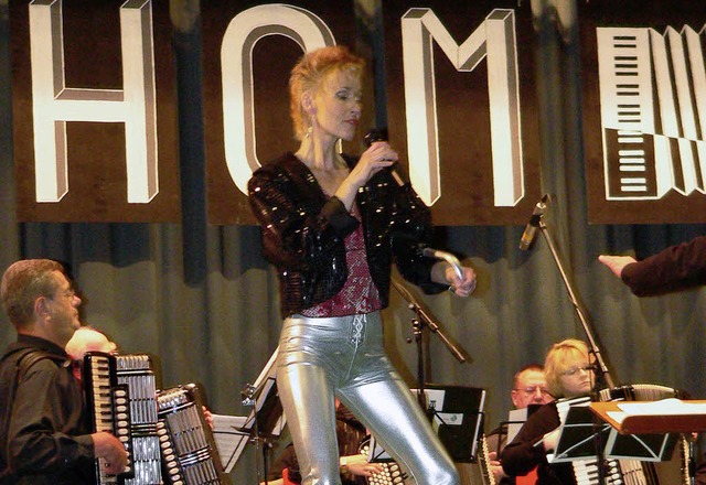 An den   Auftritt   mit Barbara  Wlde...-Orchester Maulburg  gerne  zurck.     | Foto: Archivfoto: georg Diehl